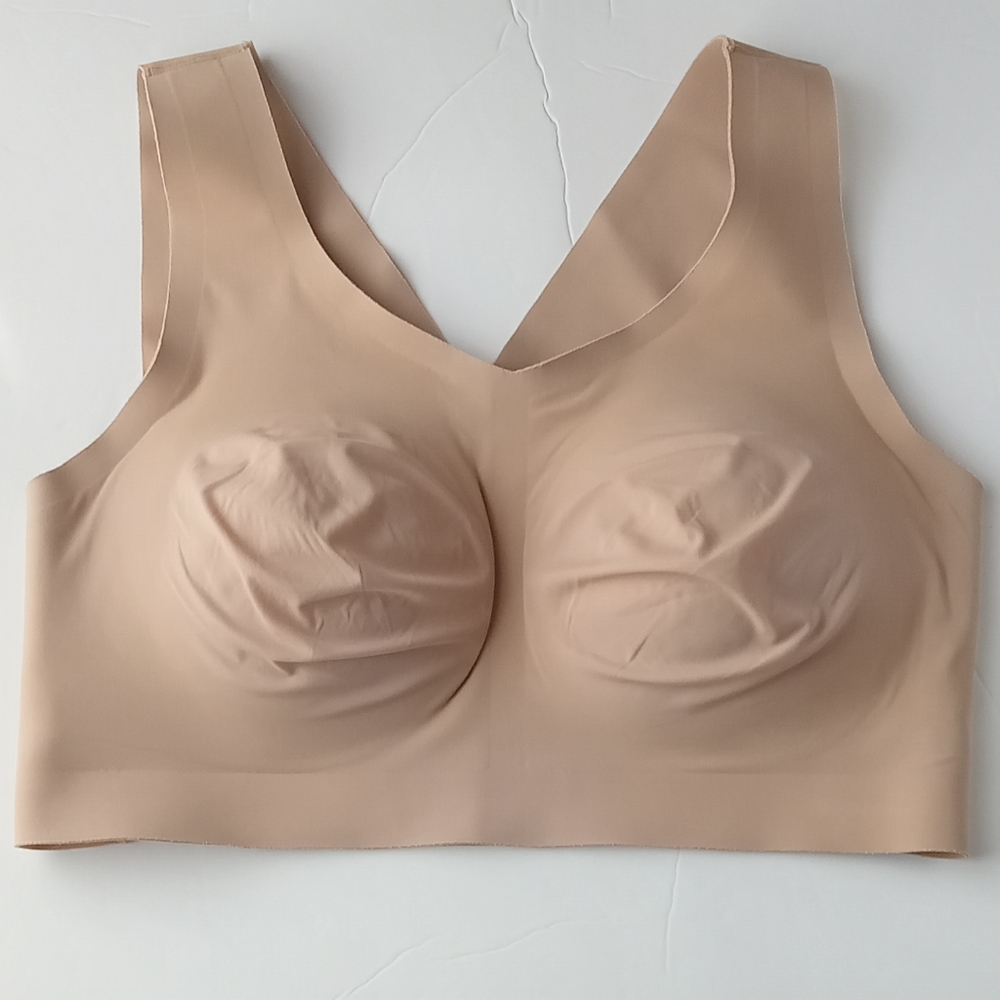 🩷💚⚜️Evelyn & Bobbie⚜️🩷💚The Defy Bra Seamless Tan Full Coverage Size Medium